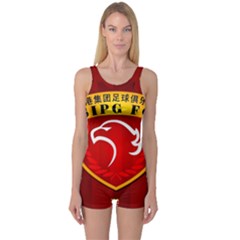 Shanghai Sipg F C  One Piece Boyleg Swimsuit by Valentinaart