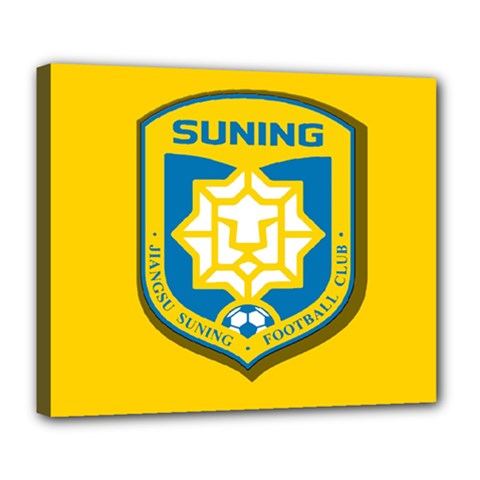 Jiangsu Suning F C  Deluxe Canvas 24  X 20   by Valentinaart