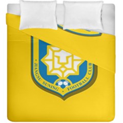 Jiangsu Suning F C  Duvet Cover Double Side (king Size) by Valentinaart