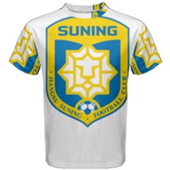 Jiangsu Suning F C  Men s Cotton Tee by Valentinaart