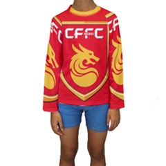 Hebei China Fortune F C  Kids  Long Sleeve Swimwear by Valentinaart