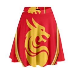 Hebei China Fortune F C  High Waist Skirt by Valentinaart