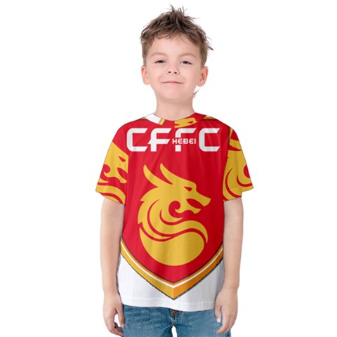 Hebei China Fortune F C  Kids  Cotton Tee by Valentinaart