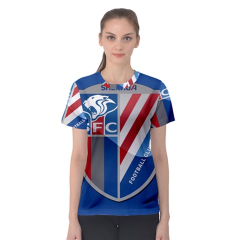 Shanghai Greenland Shenhua F C  Women s Sport Mesh Tee by Valentinaart