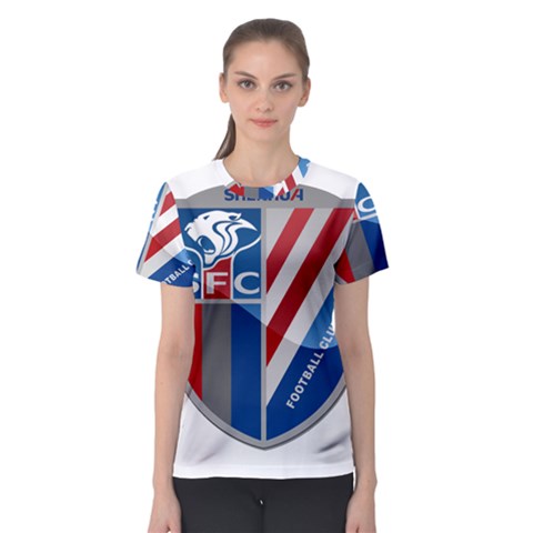 Shanghai Greenland Shenhua F C  Women s Sport Mesh Tee by Valentinaart