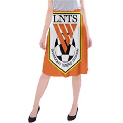 Shandong Luneng Taishan F C  Midi Beach Skirt by Valentinaart