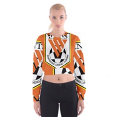 Shandong Luneng Taishan F C  Women s Cropped Sweatshirt by Valentinaart