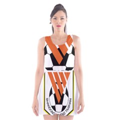 Shandong Luneng Taishan F C  Scoop Neck Skater Dress by Valentinaart