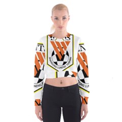 Shandong Luneng Taishan F C  Women s Cropped Sweatshirt by Valentinaart