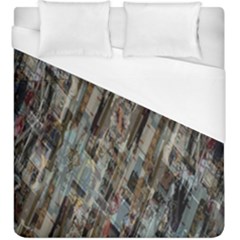 Abstract Chinese Background Created From Building Kaleidoscope Duvet Cover (king Size) by Simbadda