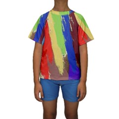 Hintergrund Tapete  Texture Kids  Short Sleeve Swimwear by Simbadda