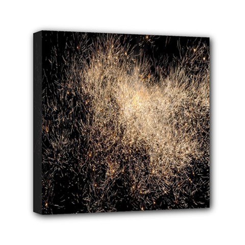 Fireworks Party July 4th Firework Mini Canvas 6  X 6  by Simbadda