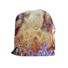 Space Abstraction Background Digital Computer Graphic Drawstring Pouches (extra Large) by Simbadda