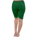 Green Abstract A Colorful Modern Illustration Cropped Leggings  View4