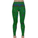 Green Abstract A Colorful Modern Illustration Classic Yoga Leggings View1