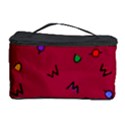 Red Abstract A Colorful Modern Illustration Cosmetic Storage Case View1