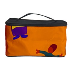 A Colorful Modern Illustration For Lovers Cosmetic Storage Case by Simbadda