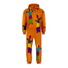 A Colorful Modern Illustration For Lovers Hooded Jumpsuit (kids) by Simbadda