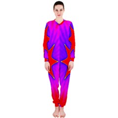 Pink Digital Computer Graphic Onepiece Jumpsuit (ladies)  by Simbadda