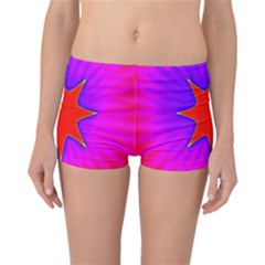 Pink Digital Computer Graphic Reversible Bikini Bottoms by Simbadda