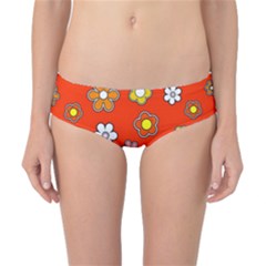 Colorful Flower Power  Classic Bikini Bottoms