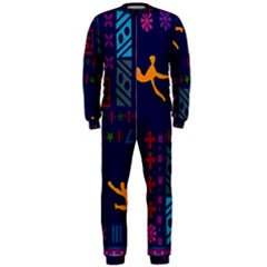 A Colorful Modern Illustration For Lovers Onepiece Jumpsuit (men) 