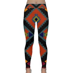 Abstract A Colorful Modern Illustration Classic Yoga Leggings by Simbadda