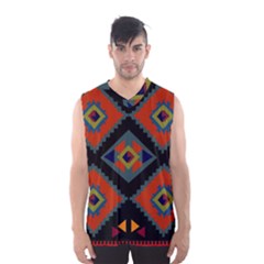 Abstract A Colorful Modern Illustration Men s Basketball Tank Top by Simbadda