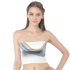 Abstract Ribbon Background Tube Top by Simbadda