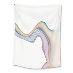 Abstract Ribbon Background Medium Tapestry by Simbadda