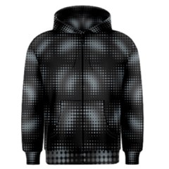 Circular Abstract Blend Wallpaper Design Men s Zipper Hoodie by Simbadda