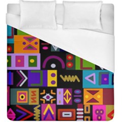 Abstract A Colorful Modern Illustration Duvet Cover (king Size) by Simbadda