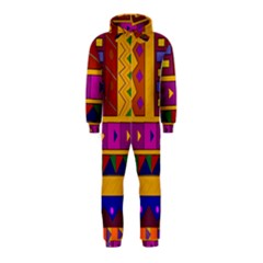 Abstract A Colorful Modern Illustration Hooded Jumpsuit (kids)