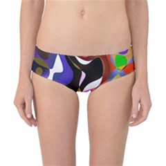 Colourful Abstract Background Design Classic Bikini Bottoms by Simbadda