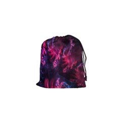 Abstract Fractal Background Wallpaper Drawstring Pouches (xs)  by Simbadda