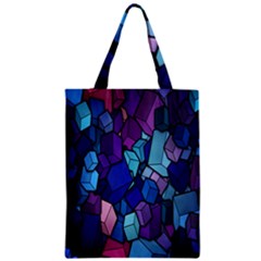 Cubes Vector Art Background Zipper Classic Tote Bag by Simbadda