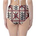 Abstract A Colorful Modern Illustration Pattern High-Waist Bikini Bottoms View2