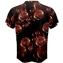 Fractal Chocolate Balls On Black Background Men s Cotton Tee View2