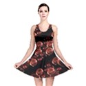 Fractal Chocolate Balls On Black Background Reversible Skater Dress View1