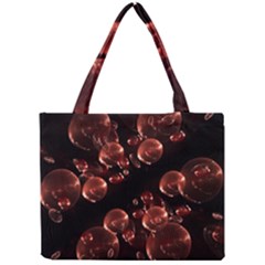 Fractal Chocolate Balls On Black Background Mini Tote Bag