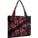 Fractal Chocolate Balls On Black Background Mini Tote Bag View2