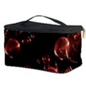 Fractal Chocolate Balls On Black Background Cosmetic Storage Case View3