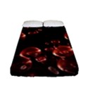 Fractal Chocolate Balls On Black Background Fitted Sheet (Full/ Double Size) View1