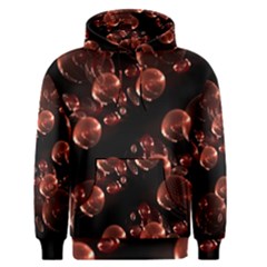 Fractal Chocolate Balls On Black Background Men s Pullover Hoodie