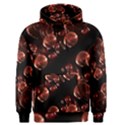 Fractal Chocolate Balls On Black Background Men s Pullover Hoodie View1