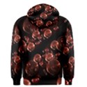 Fractal Chocolate Balls On Black Background Men s Pullover Hoodie View2