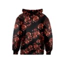 Fractal Chocolate Balls On Black Background Kids  Pullover Hoodie View1