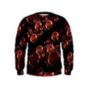 Fractal Chocolate Balls On Black Background Kids  Sweatshirt View1