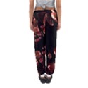 Fractal Chocolate Balls On Black Background Women s Jogger Sweatpants View2