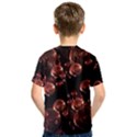 Fractal Chocolate Balls On Black Background Kids  Sport Mesh Tee View2